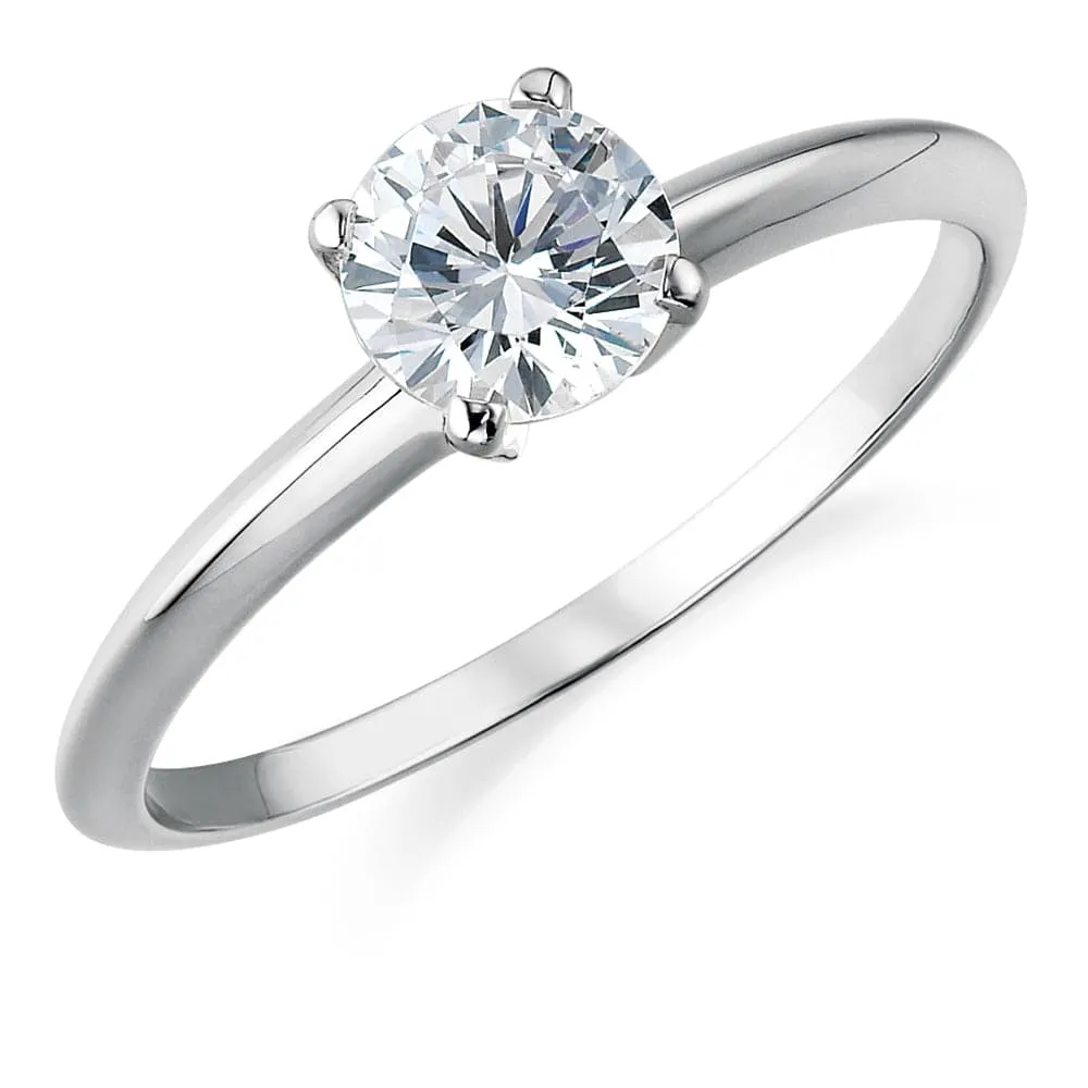 1 ct. Tiffany Style 4-Claw Solitaire Ring