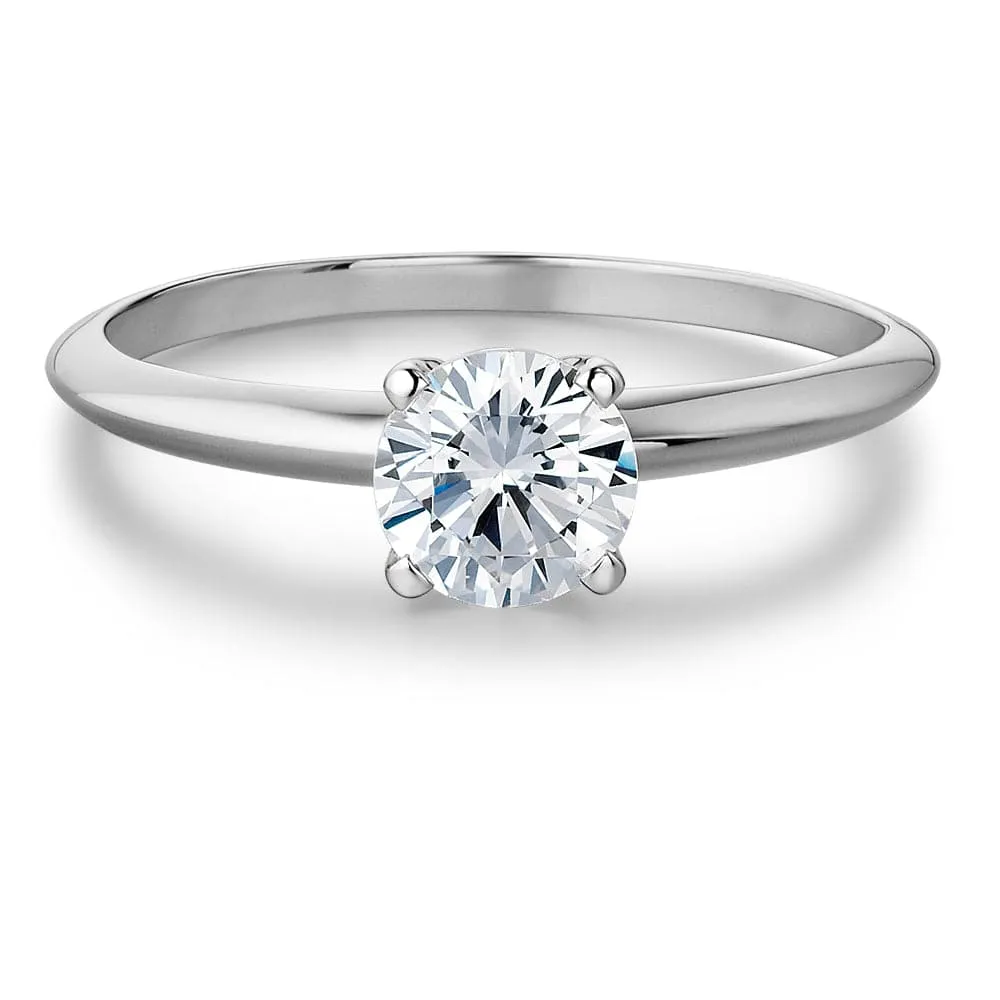 1 ct. Tiffany Style 4-Claw Solitaire Ring