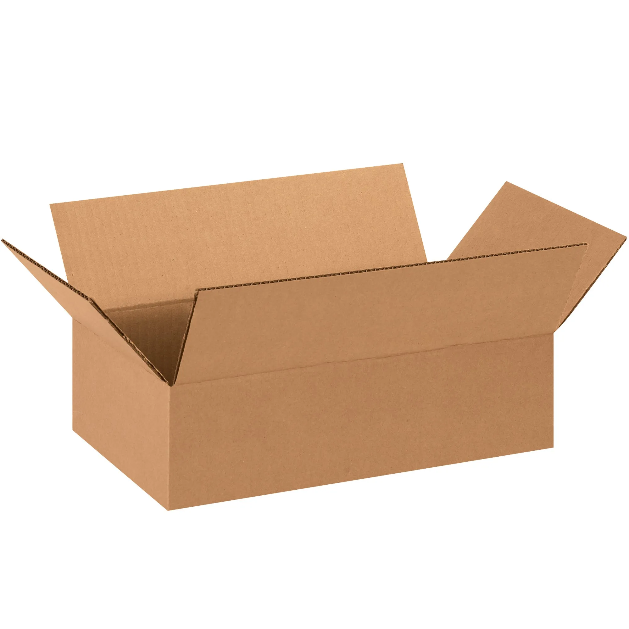 14 x 8 x 4 Flat Corrugated Boxes