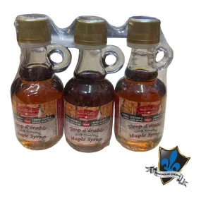 3 X  40 ml Canadian Maple syrup Bottles