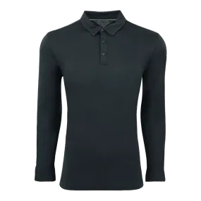 adidas Men's Adipure Cotton Plaited L/S Polo