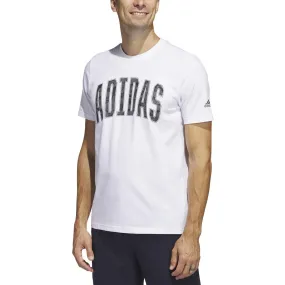 Adidas Mens Knit Cotton Graphic T-Shirt