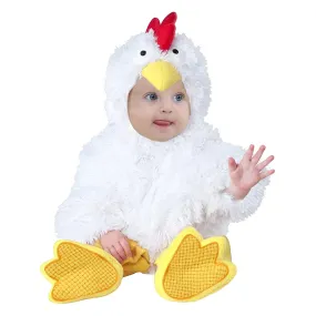 Adorable Cosplay Baby Chick Boys Girls Infant Fleece Jumpsuit Kid Costume