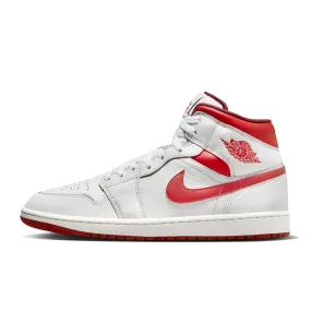 AIR JORDAN 1 MID SE - WHITE/LOBSTER-DUNE RED-SAIL