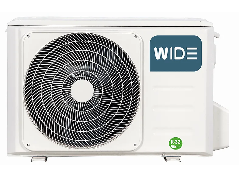 Aire acondicionado - Wide WDS18IUL3ECO-R32, Split 1x1, 4500 fg/h, 5560 W, Bomba de calor inverter, R32, Blanco