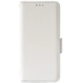 Alcatel 1S (2021) / 3L (2021) Litchi Læder Cover m. Pung - Hvid