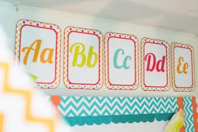 Alphabet Letters | By The Sea | UPRINT | Schoolgirl Style