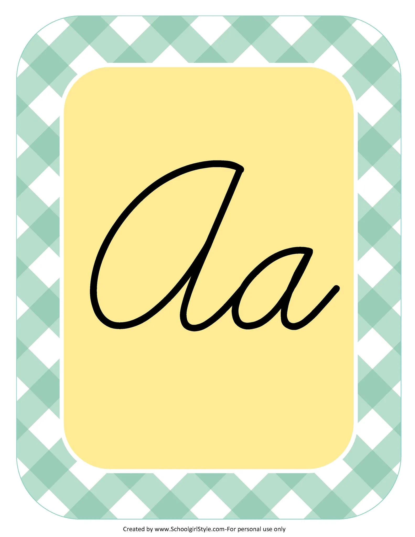 Alphabet Letters - Cursive | Hello! Sunshine Coral | UPRINT | Schoolgirl Style