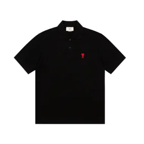 Ami De Coeur Polo Shirt Black