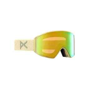 ANON M4S Cylindrical Mushroom - Perceive Variable Green   Perceive Cloudy Pink   MFI Facemask Snow Goggle