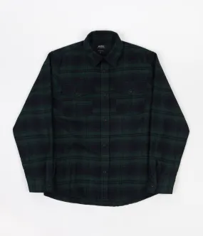 A.P.C. Leo Overshirt - Dark Green