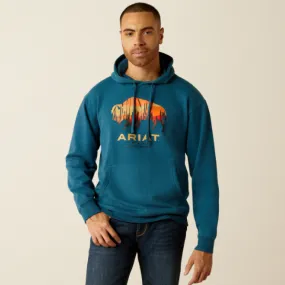 Ariat Men's Hydra Heather Bison Plains Hoodie 10052459