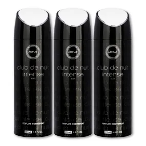 Armaf Club De Nuit Intense Man Deodorant for Men - 200ML Each (Pack of 3)