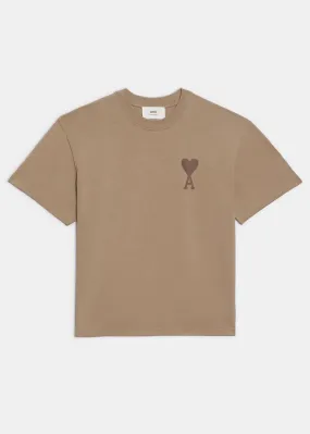 Beige Fonce Ami De Coeur T-Shirt