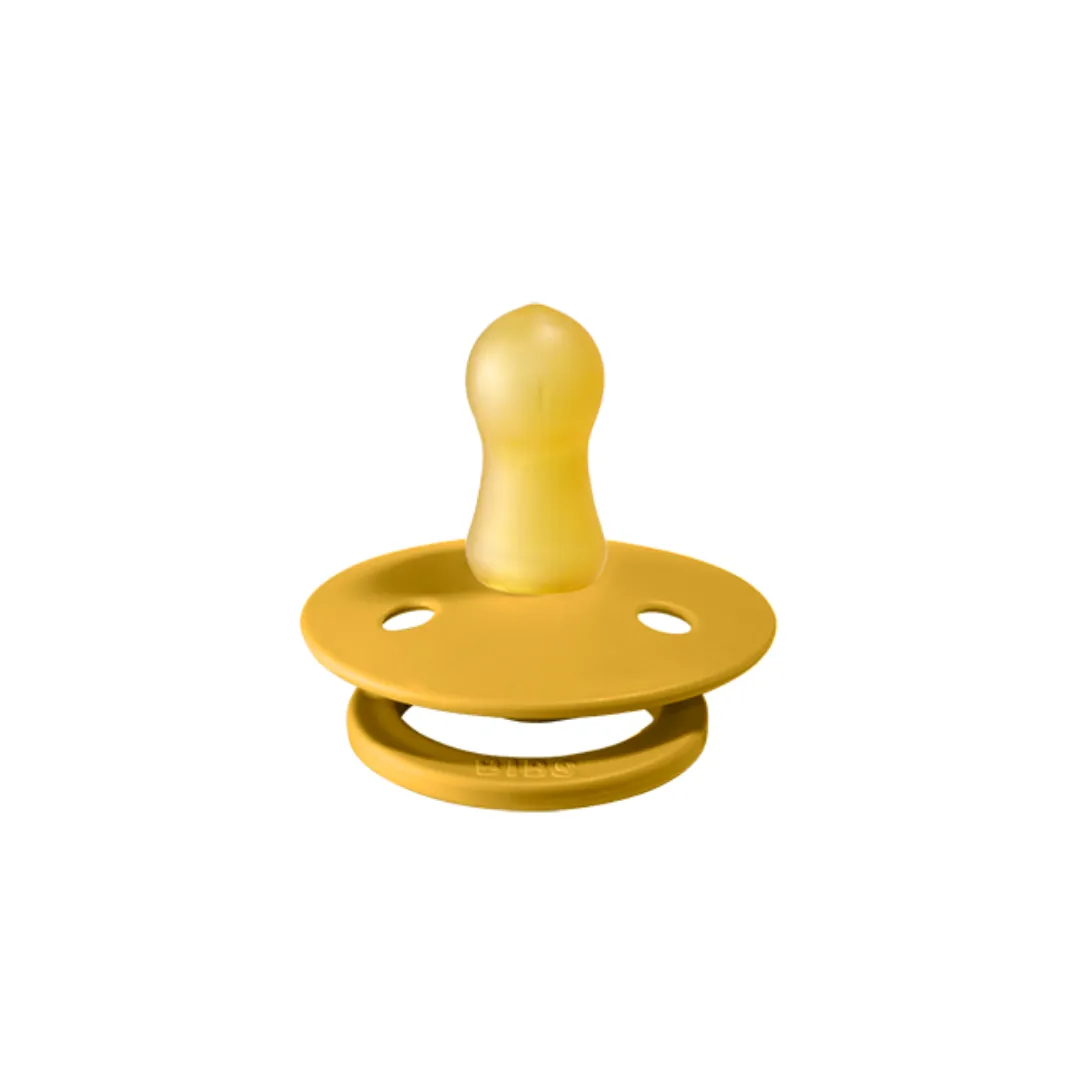 BIBS Colour Pacifier 2 Pack - Mustard