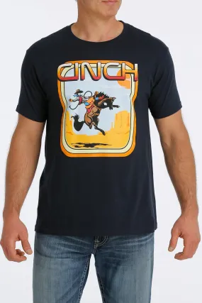 CINCH MEN'S CINCH BRONC TEE - NAVY STYLE MTT1690495