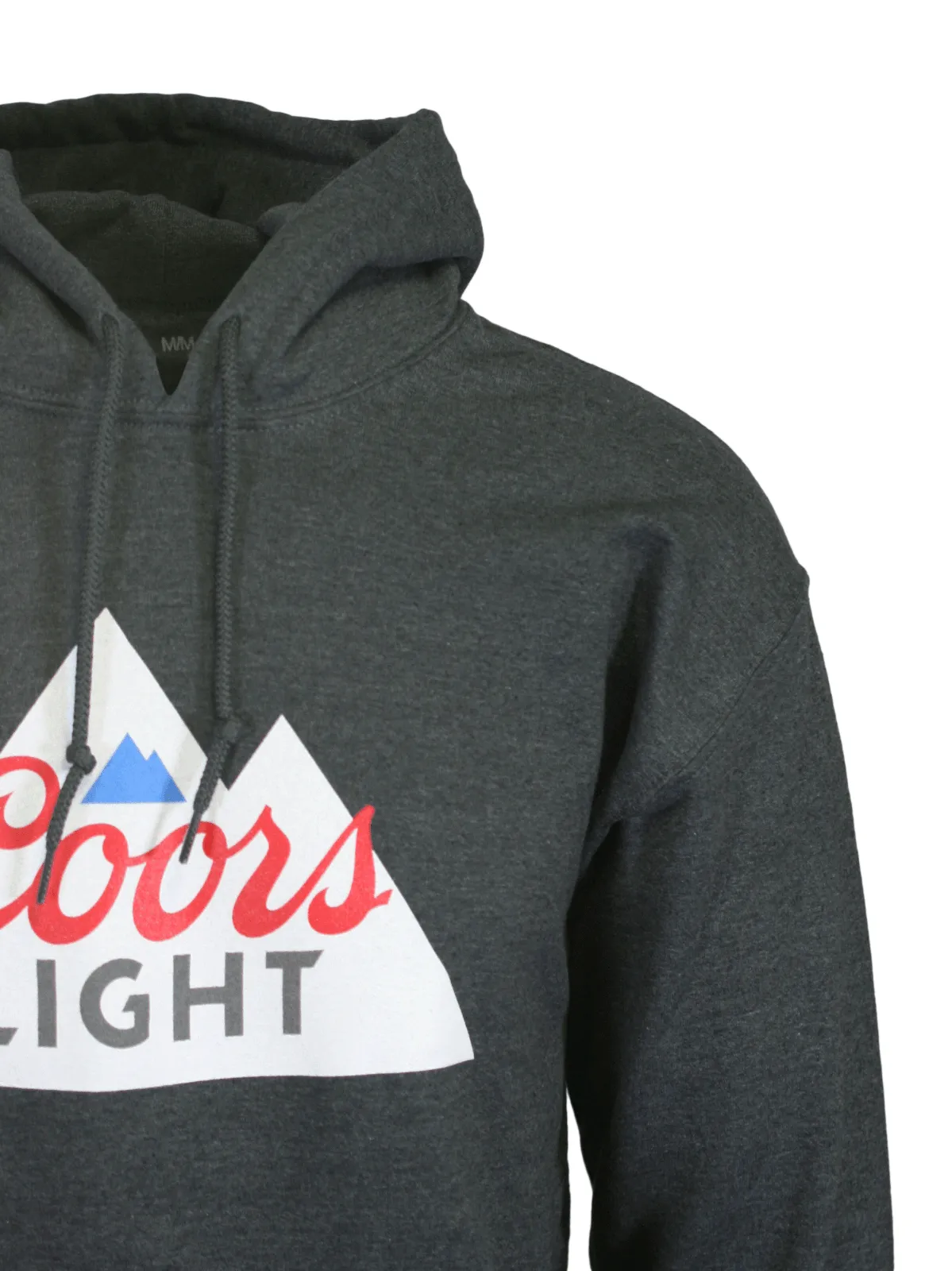 Coors Light Men's Dark Grey Hoodie Laced Pullover (S01)