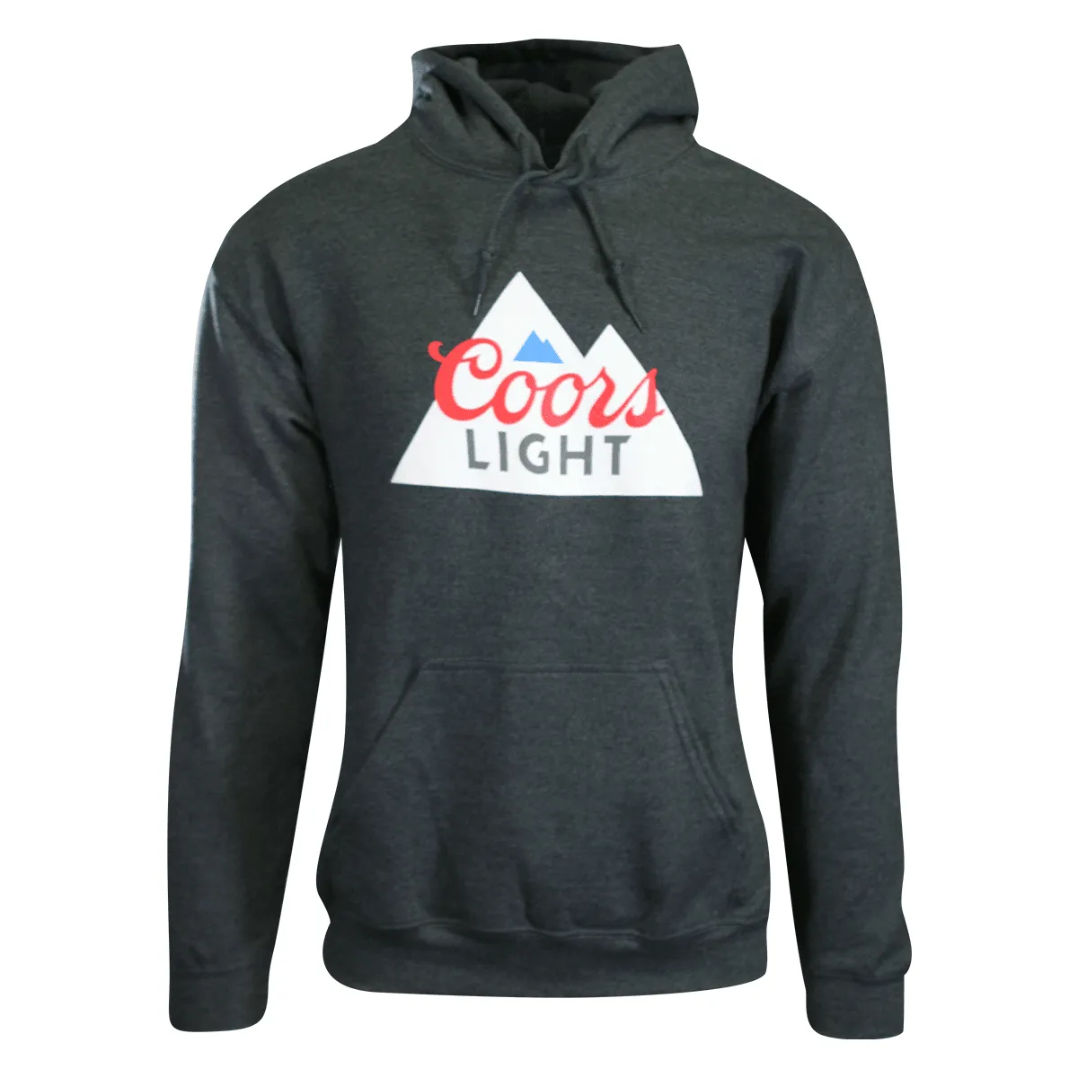 Coors Light Men's Dark Grey Hoodie Laced Pullover (S01)