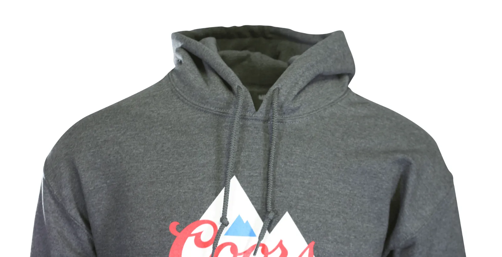 Coors Light Men's Dark Grey Hoodie Laced Pullover (S01)