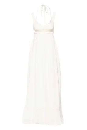 Darina Ivory Sleeveless Maxi Dress