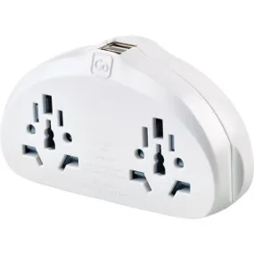 Design Go World-EU Adapter Duo   USB