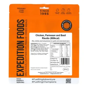 Expedition Foods - Chicken Parmesan and Basil Risotto