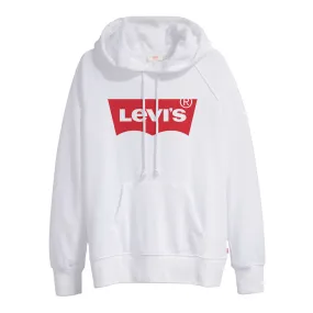 Felpa Donna Levi's Stampa Logo Bianco / Rosso