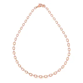 Graduated Oval Link Necklace