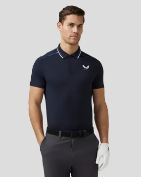 Heren Golf Tech Polo - Marine Blauw