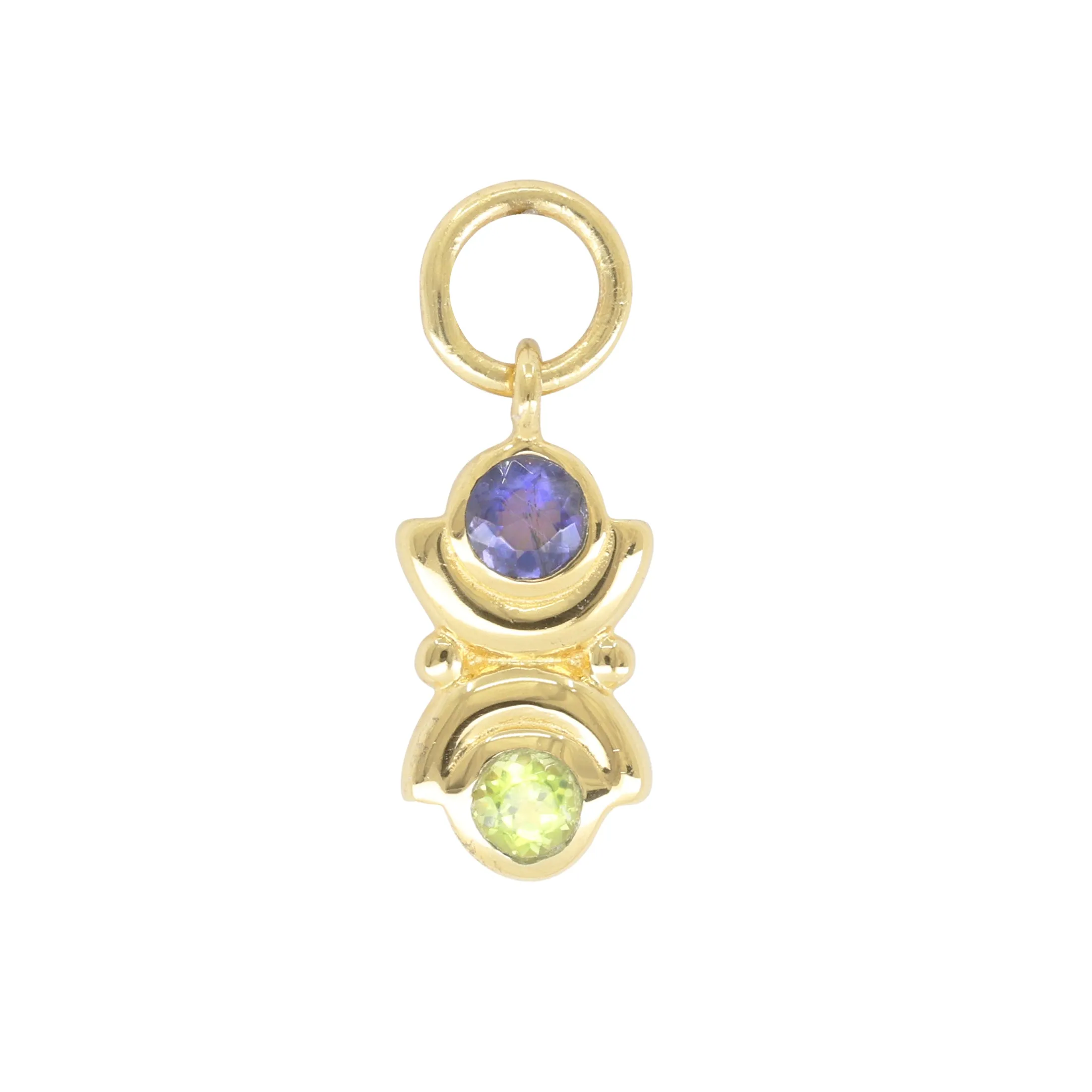 Lotus Mixed Gold Charm