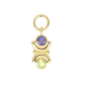 Lotus Mixed Gold Charm