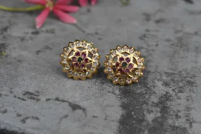 One Gram Gold Daily Wear Kammalu Earrings