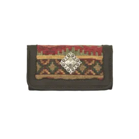 Santa Fe Woven Tapestry Ladies Tri-Fold Wallet