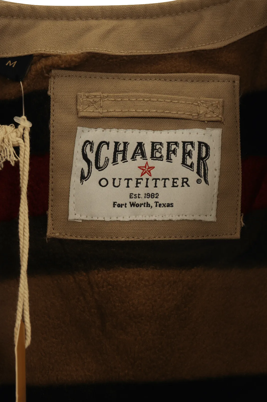 Schaefer Outfitter Men's Vest Stone Blanket Lined Vintage Mesquite (S01)