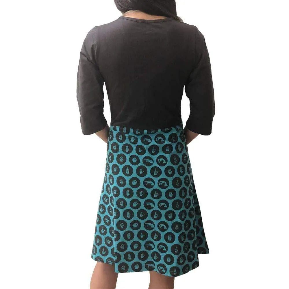 Sign Language Polka Dots Ada Dress