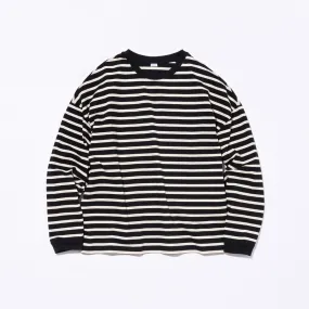 THE DAY - BORDER LONG SLEEVE T-SHIRT - D23W-02001