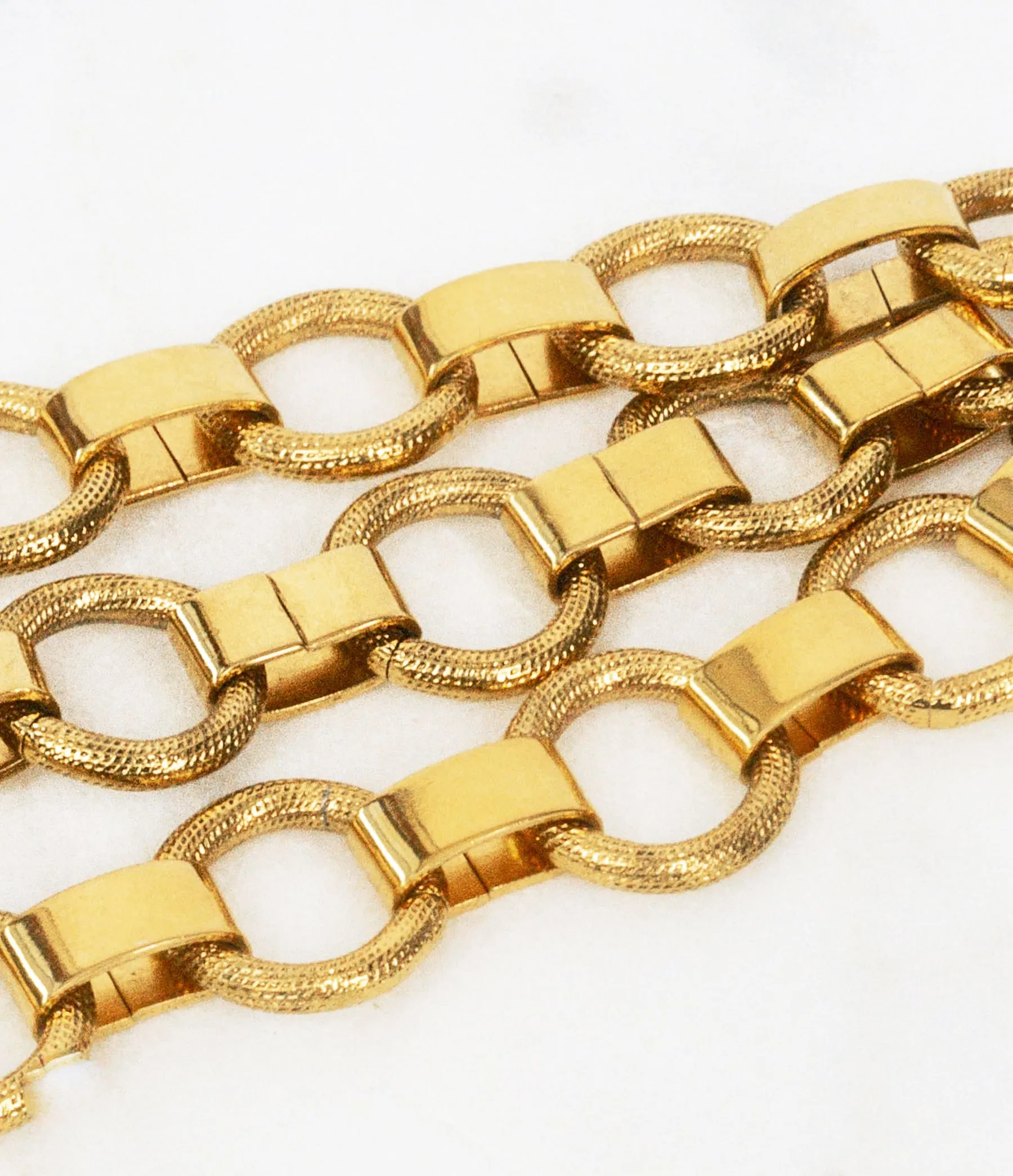 Triple Link Chain Bracelet